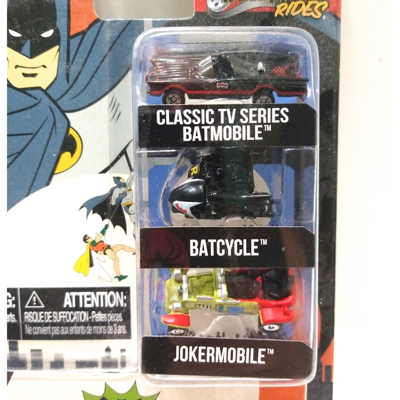 Jada 'Batman ~ Classic TV Series' Nano Collector 3 Vehicle Set - 1:65 Scale - Picture 2 of 3